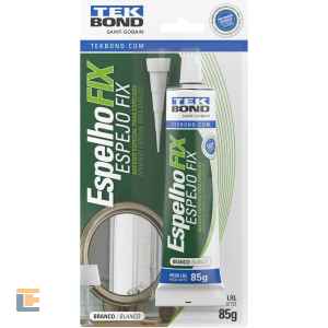 Adesivo EspelhoFix Fixa Espelho Branco 85g Tekbond