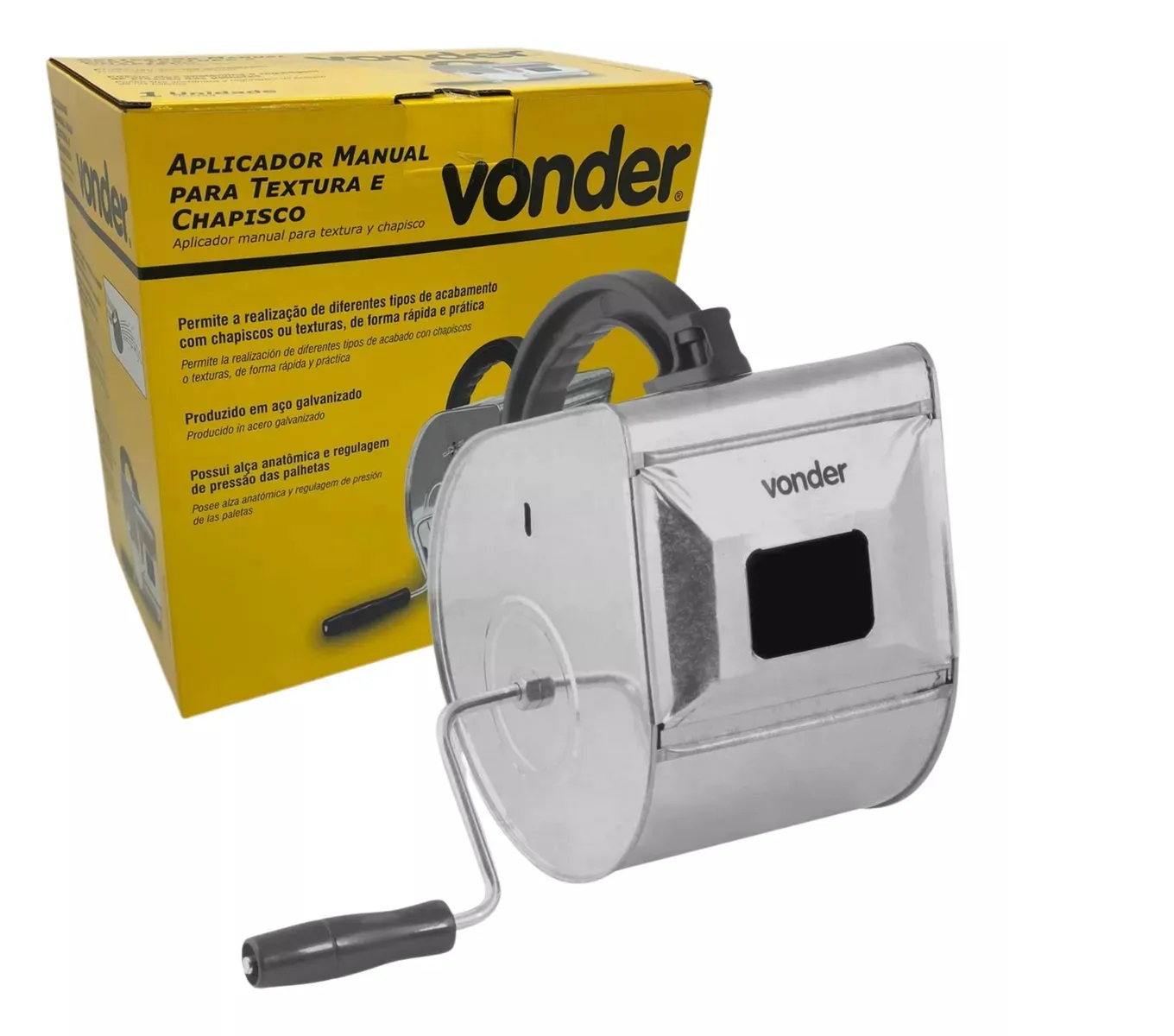 Aplicador Manual Para Textura E Chapisco Vonder - Imagem 2