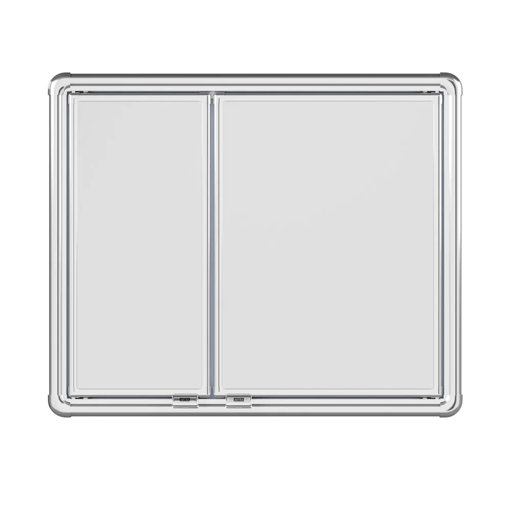 Armário Alumínio Sobrepor 54X45X11 2 Portas Astra LBP16/S - Imagem 2