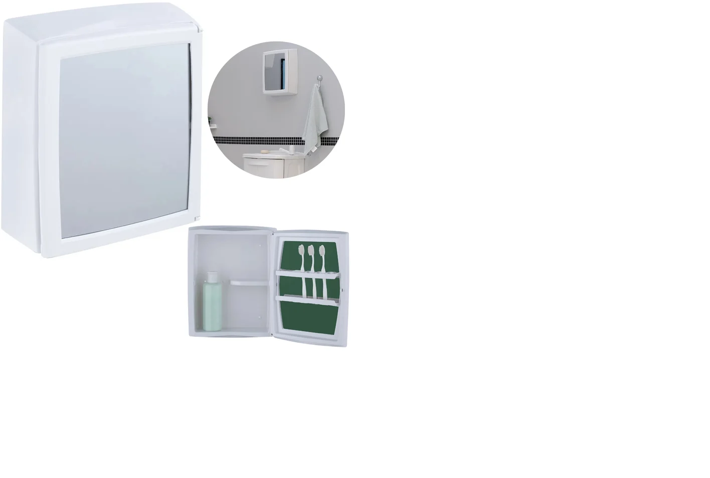 Armario Plast. Astra 30 X 37 Sobrepor  A52*BR1 - Imagem 2