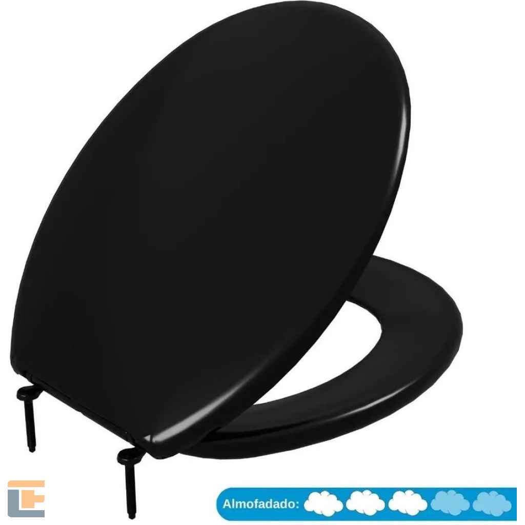 Assento  Almofadado  Astra Slim Preto 1 TAJ/AS*PR1