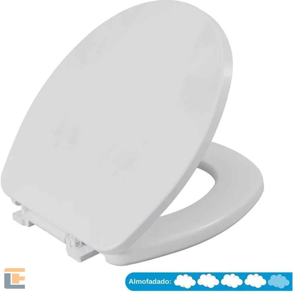 Assento Sanitário Almofadado Aspen Astra Gelo 17 TAS/K*GE-17