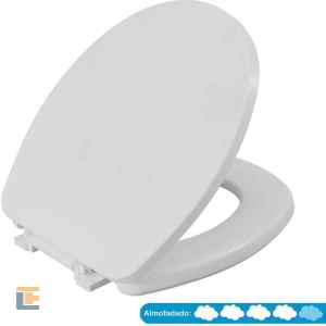 Assento Sanitário Almofadado Aspen Astra Gelo 17 TAS/K*GE-17
