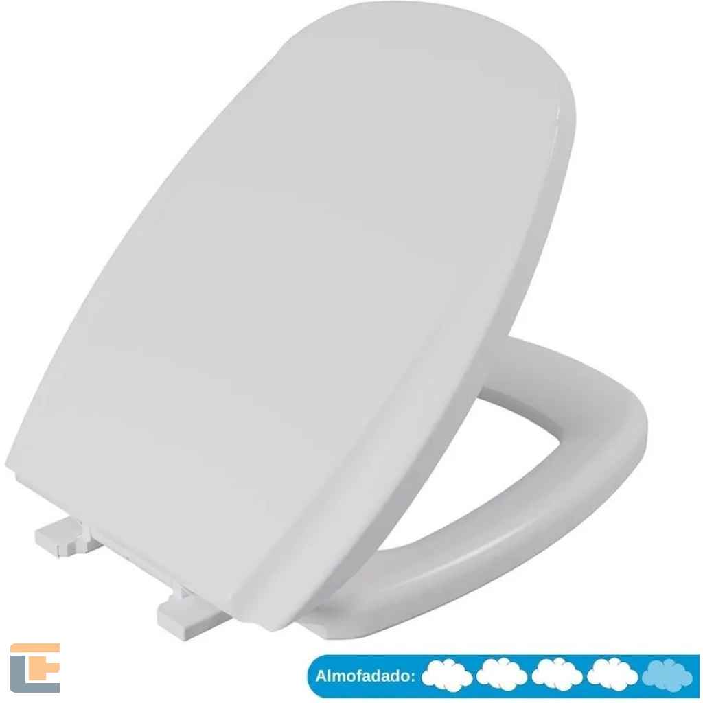 Assento Sanitário Almofadado Monte Carlo Astra Gelo 17 TMT/K*GE-17