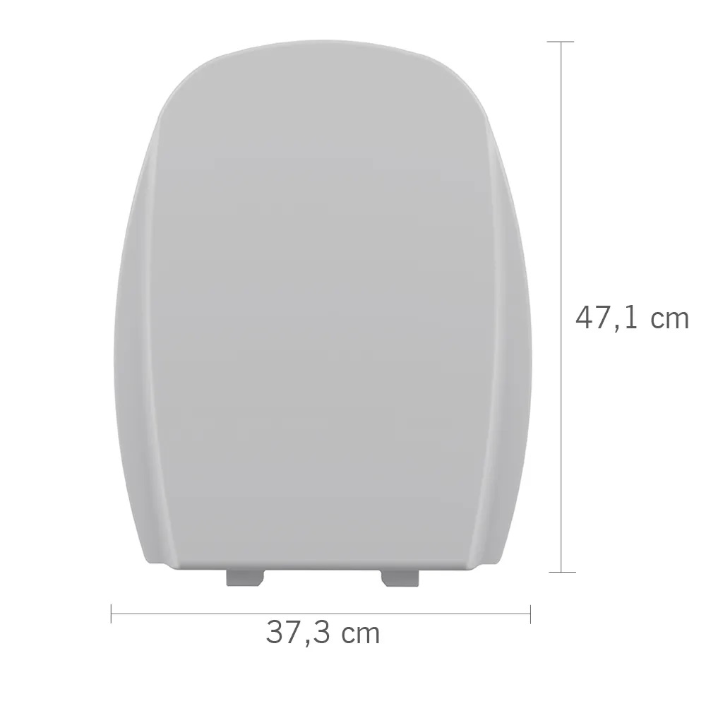 Assento Sanitário Almofadado Monte Carlo Astra Gelo 17 TMT/K*GE-17 - Imagem 2