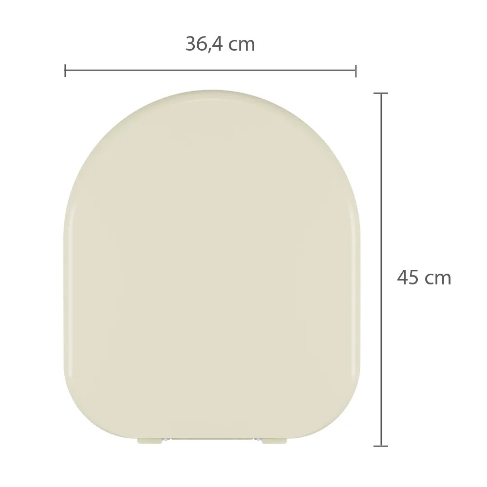 Assento Sanitário Almofadado Riviera Astra Pergamon 59 TRV/K*PG-59 - Imagem 2