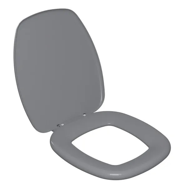 Assento Sanitário Almofadado Thema Astra Cinza Chumbo 47 TTH/K*CZC-47 - Imagem 2