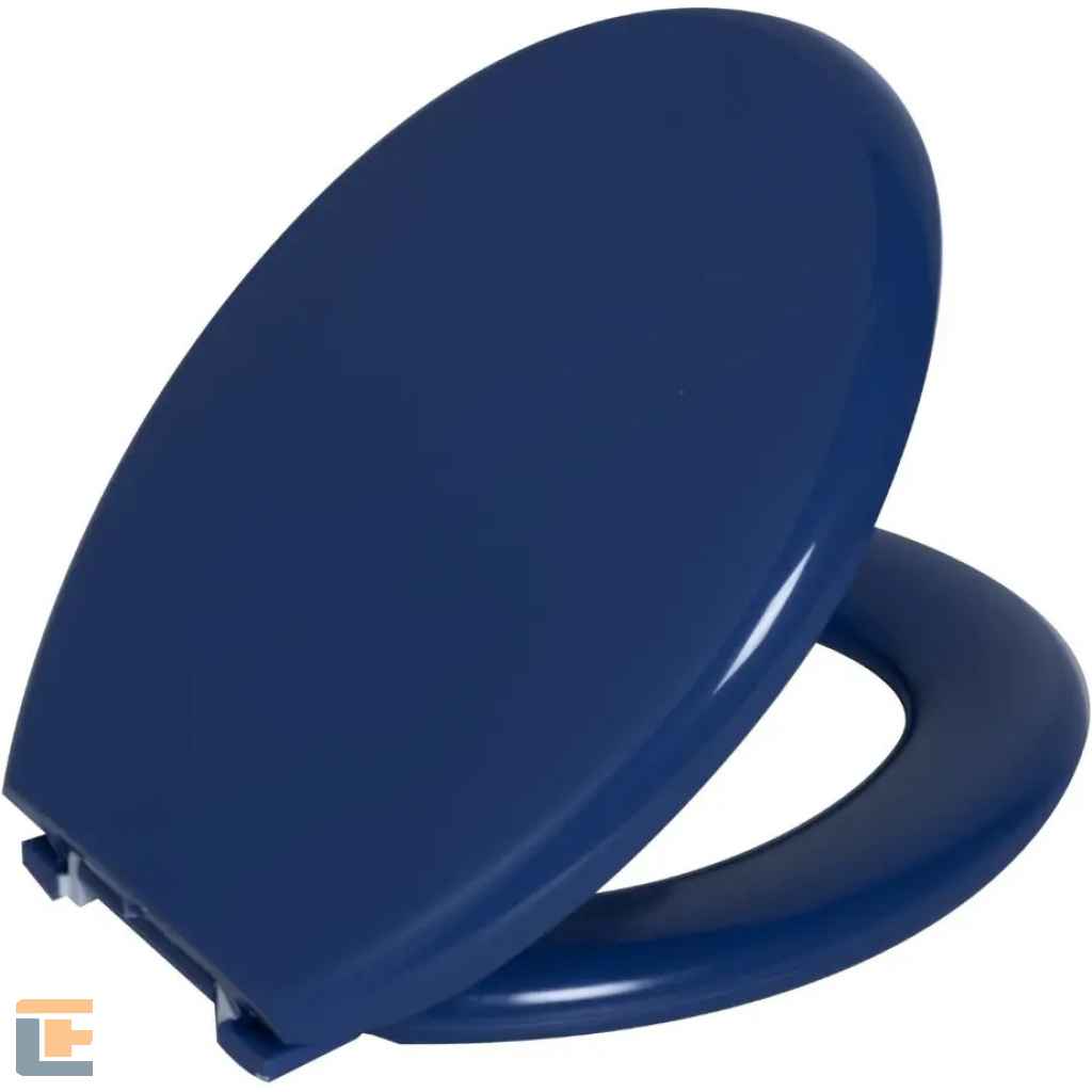 Assento Sanitário Astra Oval Almofadado Azul 11 TPK/AS*AZ-11