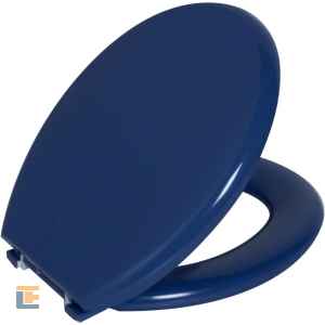 Assento Sanitário Astra Oval Almofadado Azul 11 TPK/AS*AZ-11