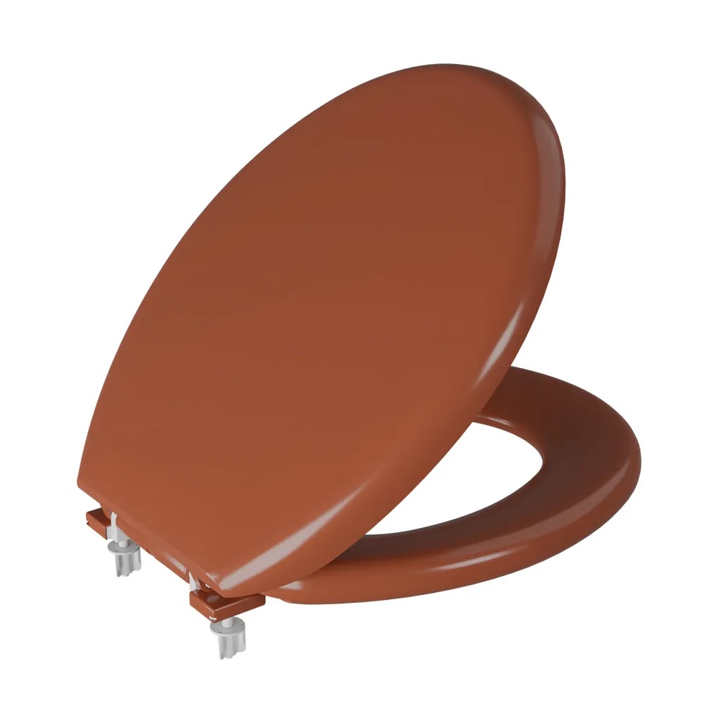 Assento Sanitário Astra Oval Almofadado Caramelo 1 TPK/AS*CM1