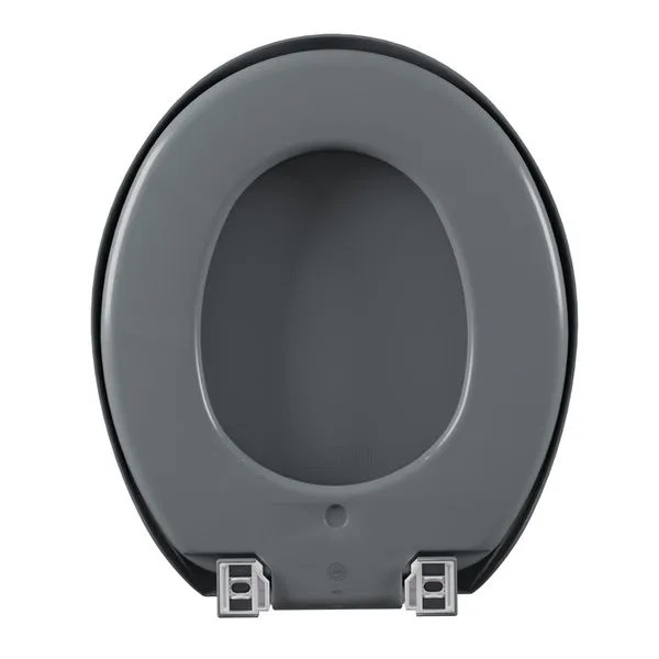 Assento Sanitário Astra Oval Almofadado Cinza 1 TPK/AS*CZ1 - Imagem 2