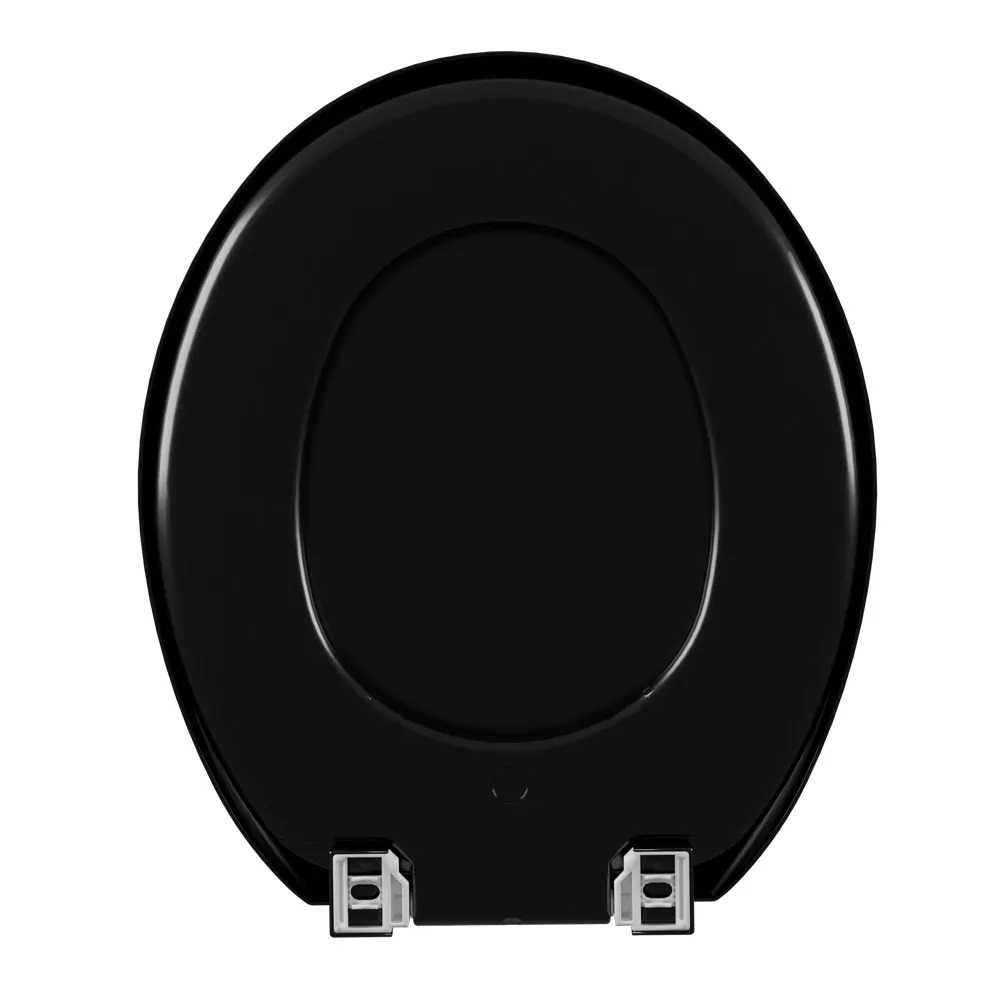 Assento Sanitário Astra Oval Almofadado Preto 1 TPK/AS*PR1 - Imagem 2