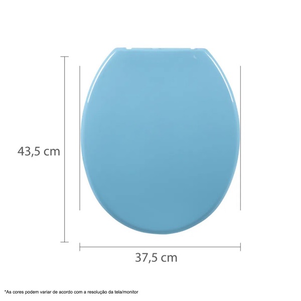 Assento Sanitário Astra Soft Azul 1 TPJ/AS*AZ1 - Imagem 4