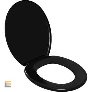 Assento Sanitário Astra Soft Preto 1 TPJ/AS*PR1