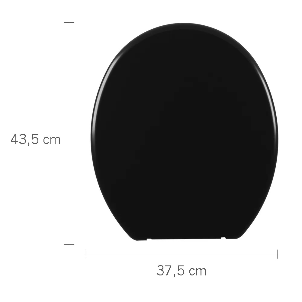 Assento Sanitário Astra Soft Preto 1 TPJ/AS*PR1 - Imagem 3