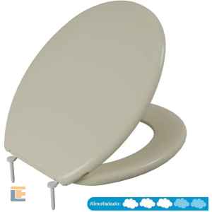 Assento Sanitário Oval Almofadado Slim Astra Bege 8 TAJ/AS*BG8