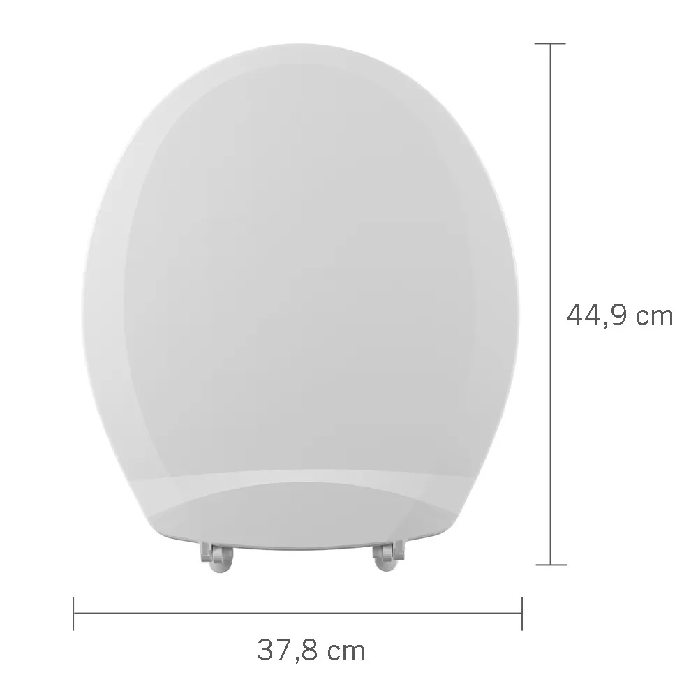 Assento Sanitário Oval Talento Rígido Classique Astra TTO/PP*BR1 - Imagem 4