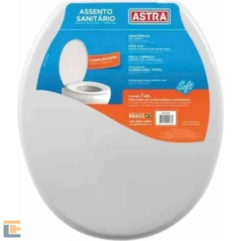 Assento Sanitário Soft Para Vaso Oval Universal Astra