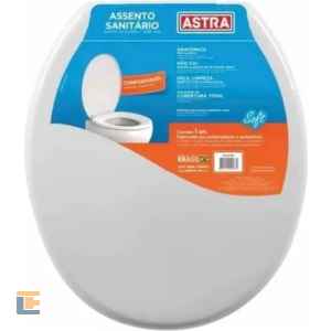 Assento Sanitário Soft Para Vaso Oval Universal Astra