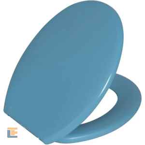 Assento Sanitário Astra Oval Almofadado Azul 1 TPK/AS*AZ1