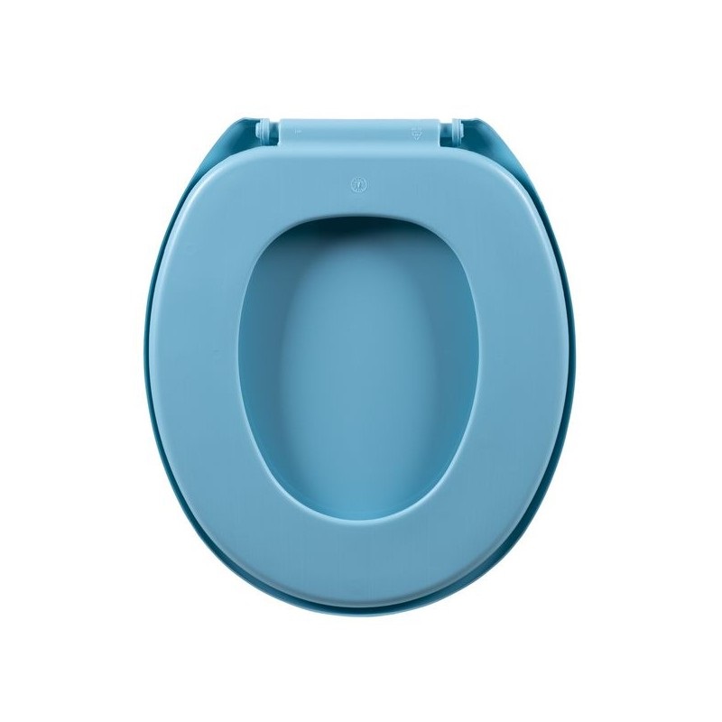 Assento Sanitário Astra Oval Almofadado Azul 1 TPK/AS*AZ1 - Imagem 2