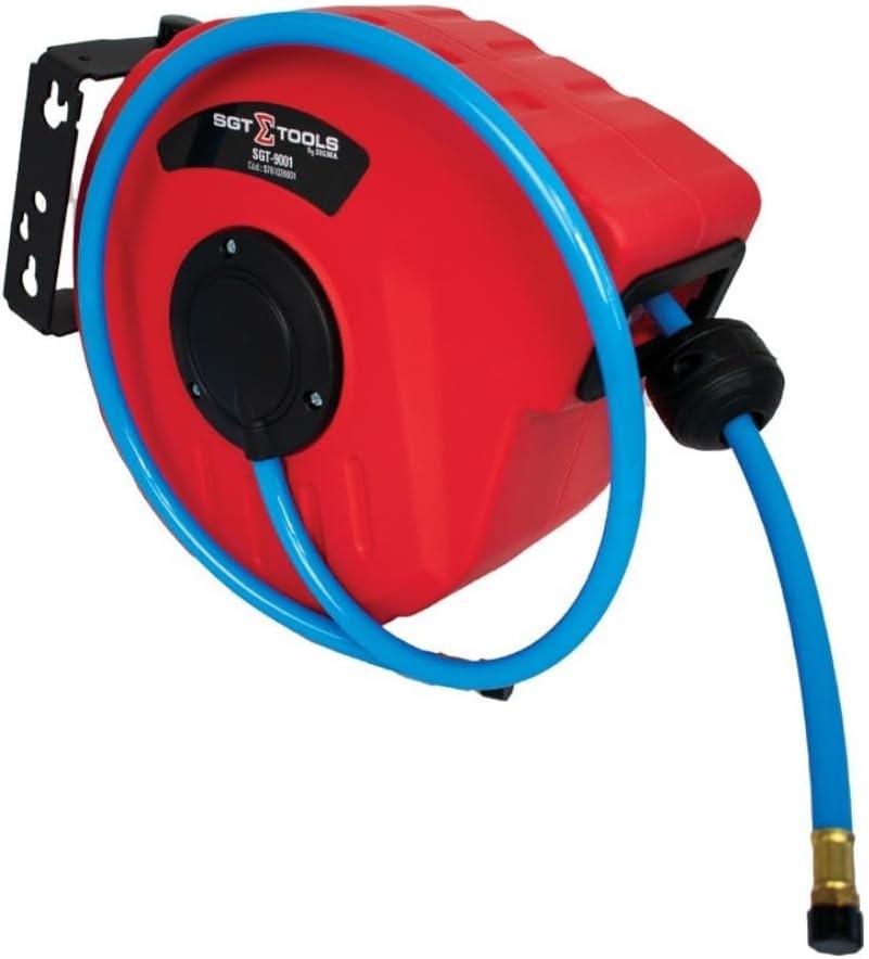 Carretel Enrolador de Mangueira de Ar PU Sigma 1/4" 10M - Imagem 2