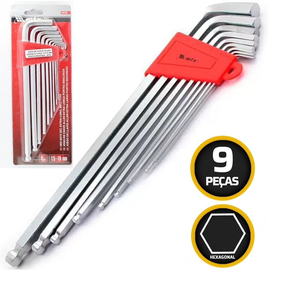 Chave Allen MTX Longa 2.0 A 12.0 123029 - Imagem 2