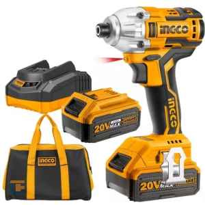 Chave de Impacto INGCO 20V CIWLI2004-9 2 Baterias