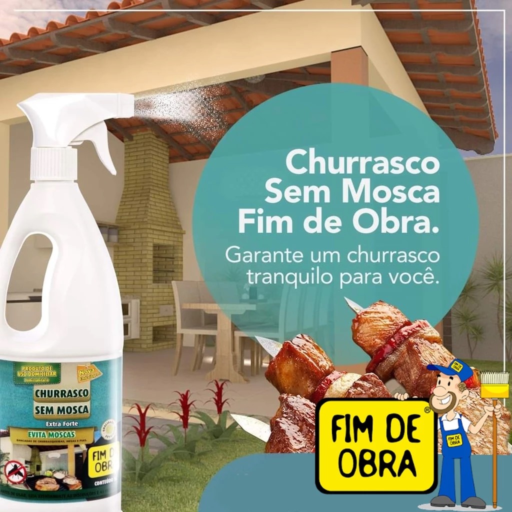 CHURRASCO SEM MOSCA 1 LITRO - Imagem 2