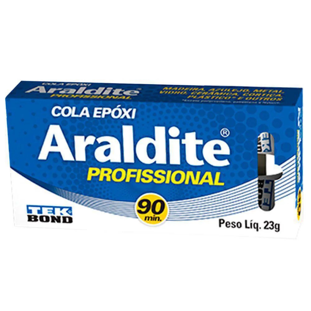 Cola Araldite Profissional 90 Minutos Adesivo Epóxi 23g - Imagem 2