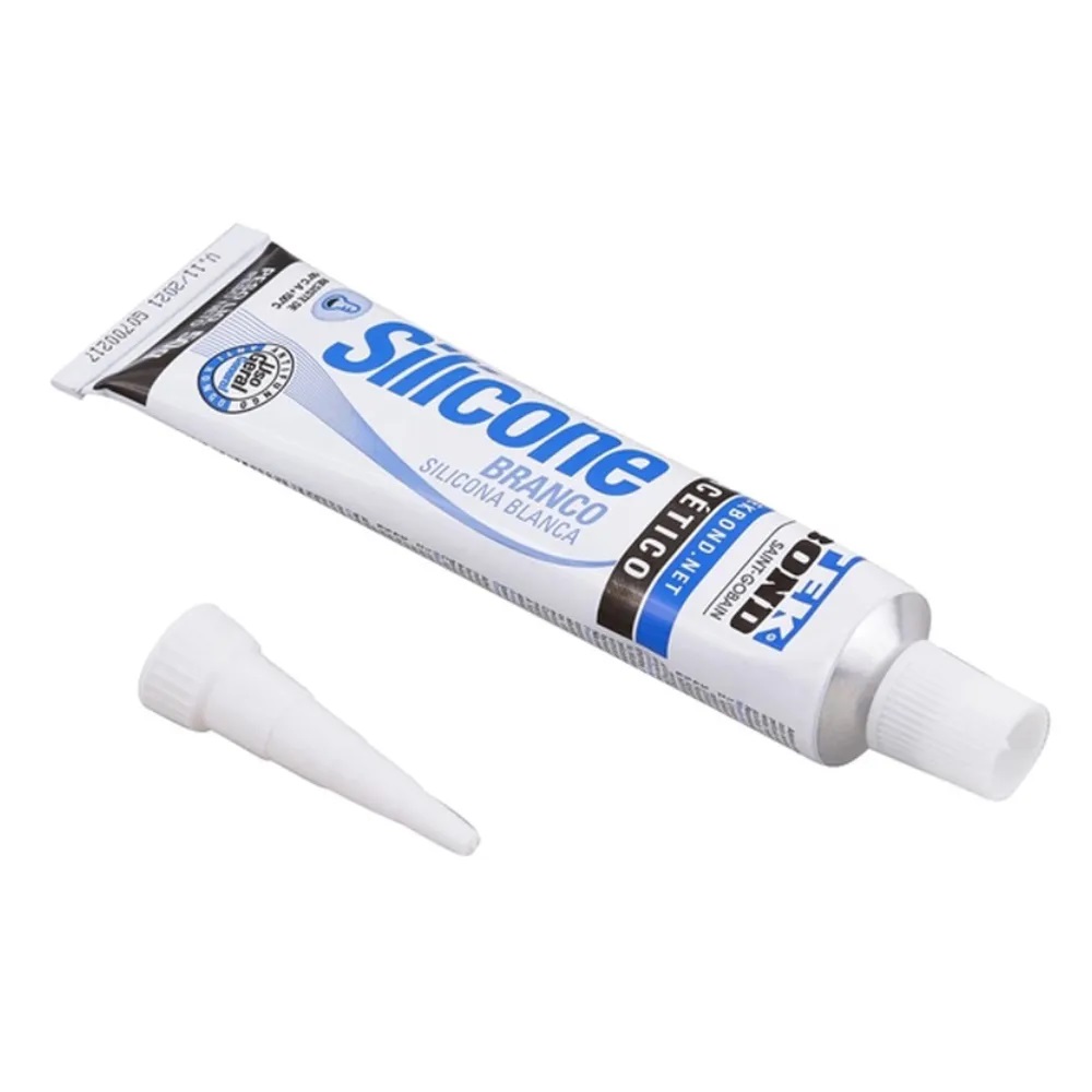 Cola Silicone Acético Blister 50g Branco Tekbond - Imagem 4