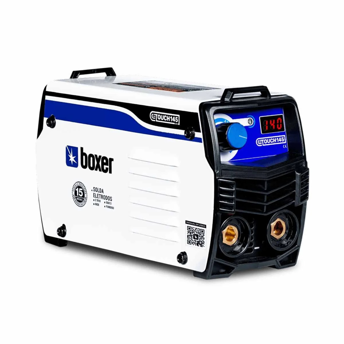 Máquina de Solda Inversora Touch 145 140A Bivolt com Máscara Optiarc 70 BOXER-10