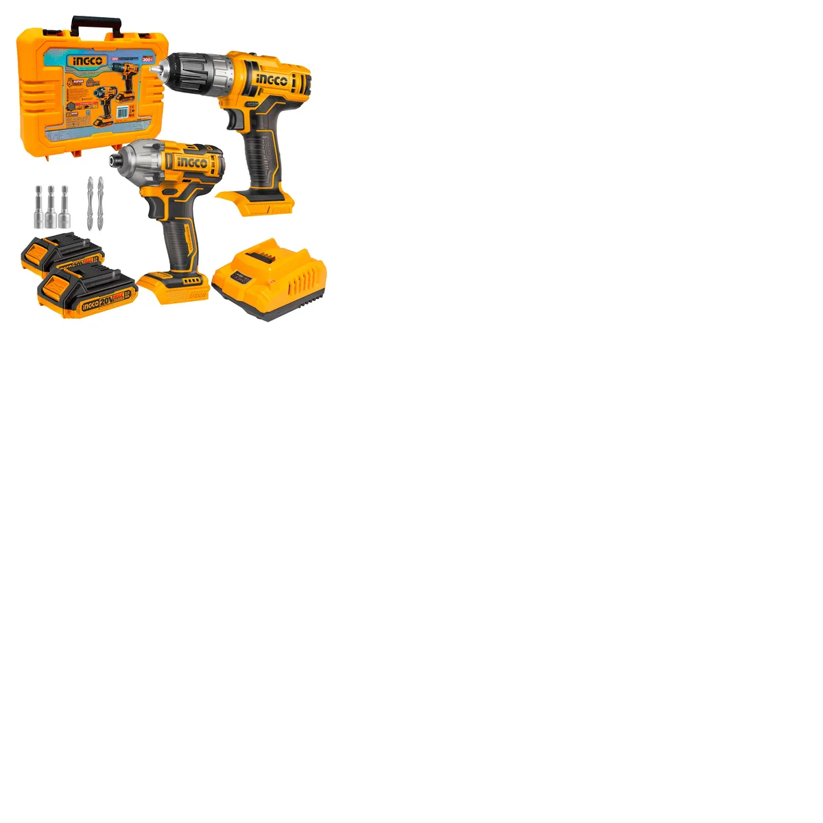 Combo Paraf C Impacto1/2 + Chave de Impacto 1/4 INGCO CKL1202779