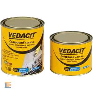 Compound Adesivo Estrutural 1 Kg - Vedacit