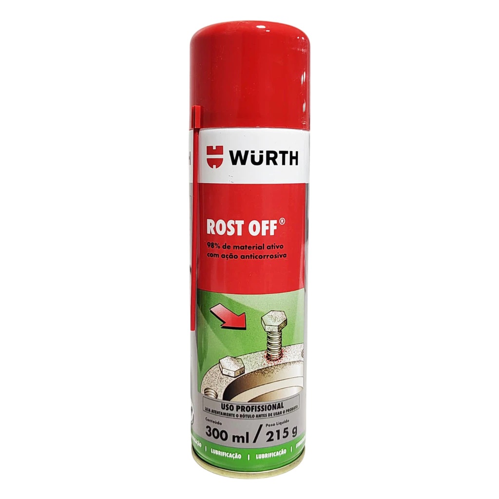 Desengripante e Lubrificante Rost Off Wurth - 300ml