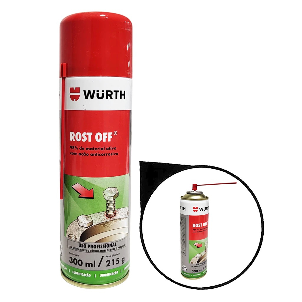 Desengripante e Lubrificante Rost Off Wurth - 300ml - Imagem 2