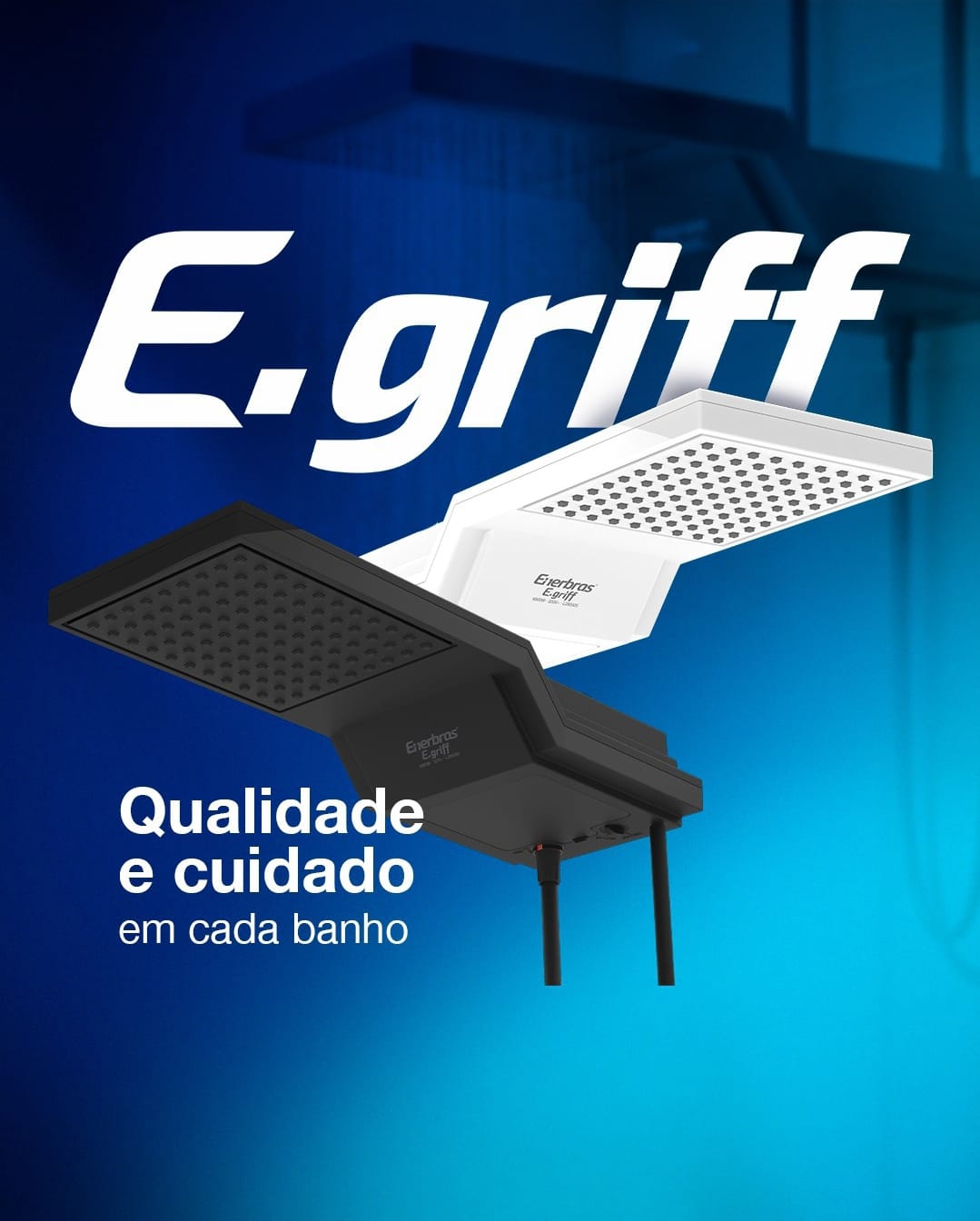 DUCHA ENERBRAS E-GRIFF PRETO 7800W 220V 7002-EP ELETRONICA - Imagem 2