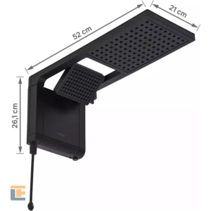 Ducha Lec  Acqua Duo Ultra Matte Black 220/7800