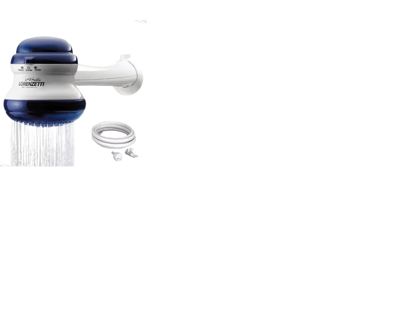 Ducha Loren Bello Banho Azul 127VL - Imagem 4