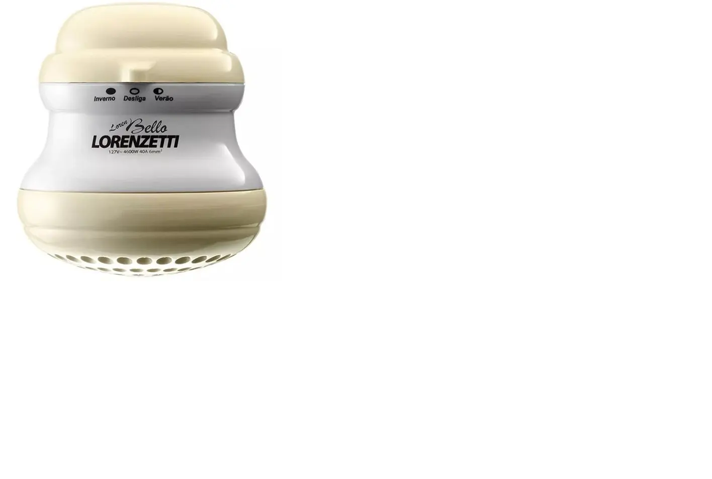 Ducha Loren Bello Banho Bege 220V - Imagem 2