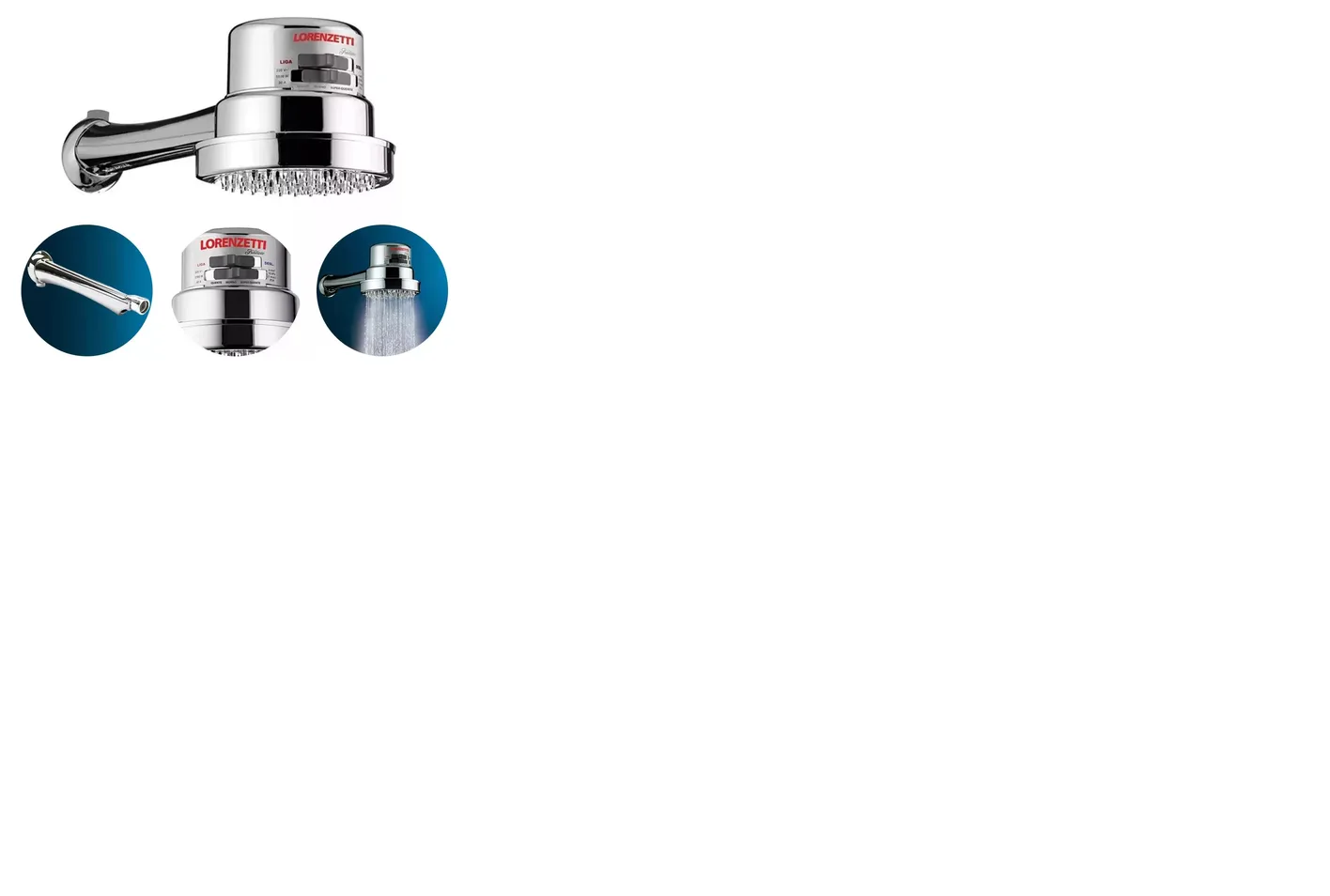Ducha Tradição Multitemperaturas Lorenzetti 127V 5500w - Imagem 3
