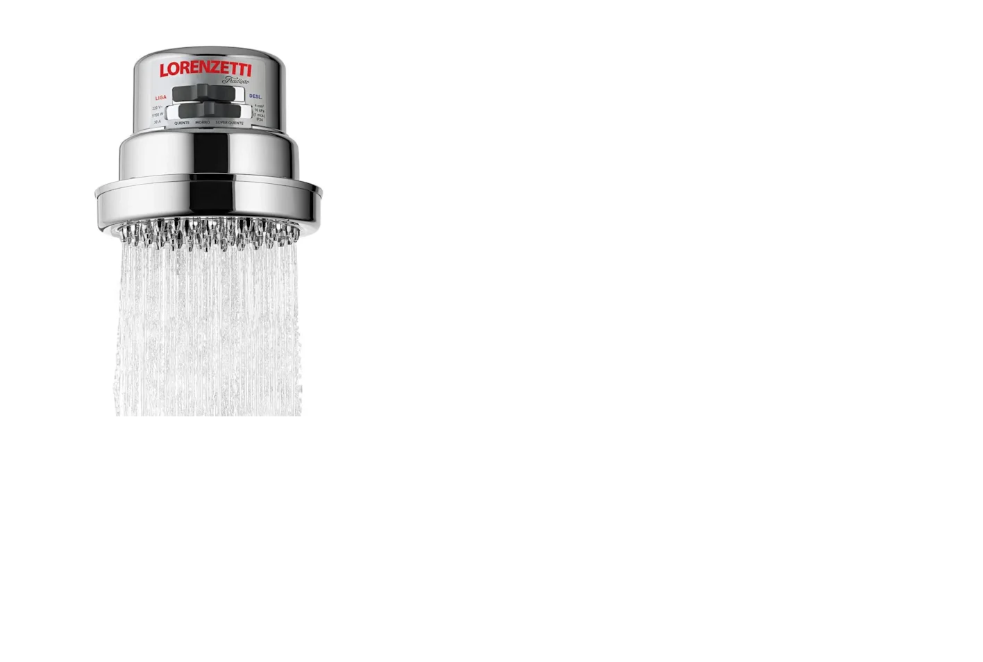 Ducha Tradição Multitemperaturas Lorenzetti 127V 5500w - Imagem 4