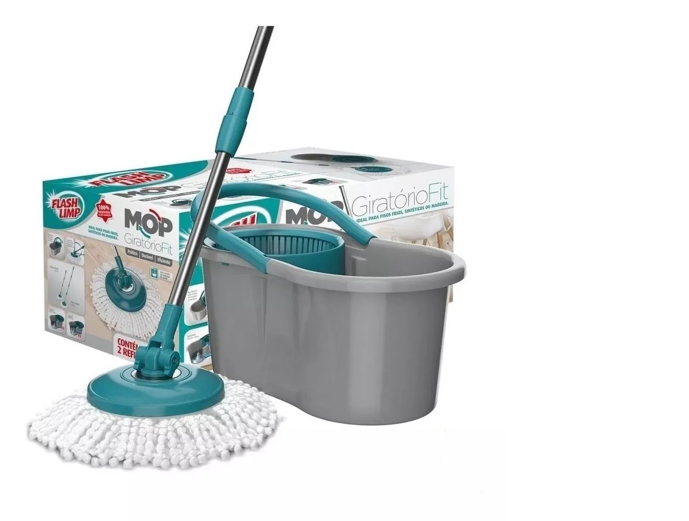 Esfregão Mop Giratorio FIT MOP5010