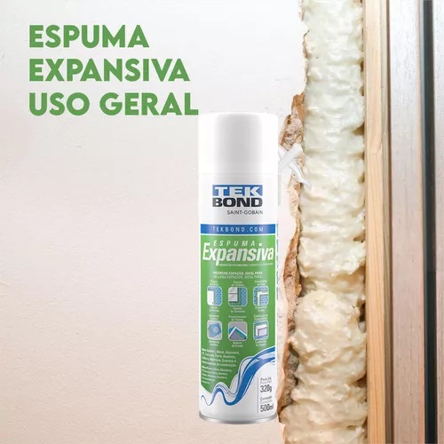 Espuma Expansiva 500ml Tekbond - Imagem 3