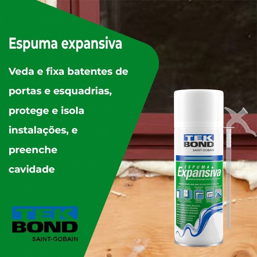 Espuma Expansiva 500ml Tekbond - Imagem 4