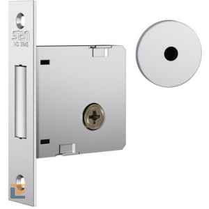 Fechadura 1004 Roseta Redonda Tetra Externa Inox - STAM