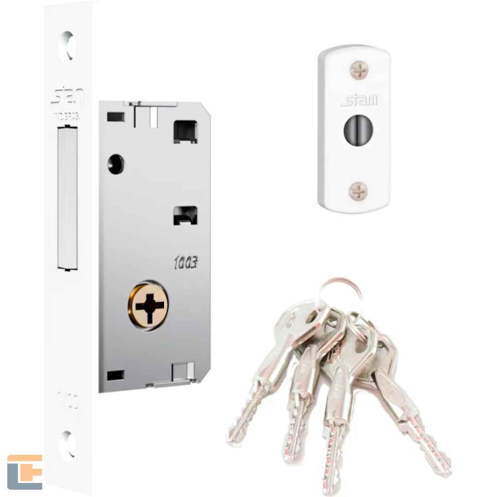 Fechadura Chave Auxiliar 18mm Trava Tetra 1003 Stam