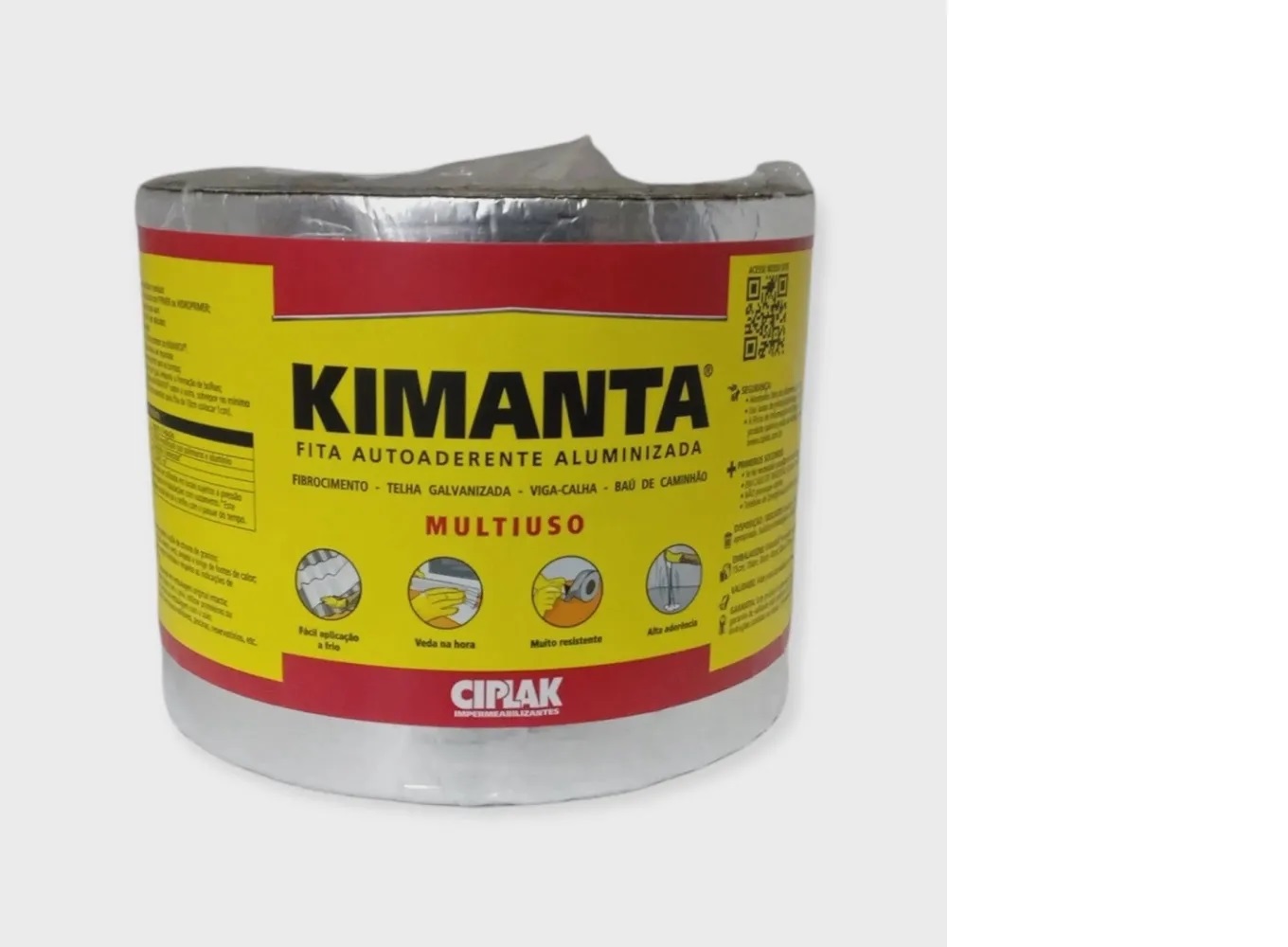 Manta Asfáltica Aluminizada Autoadesiva Kimanta Ciplak 20x10