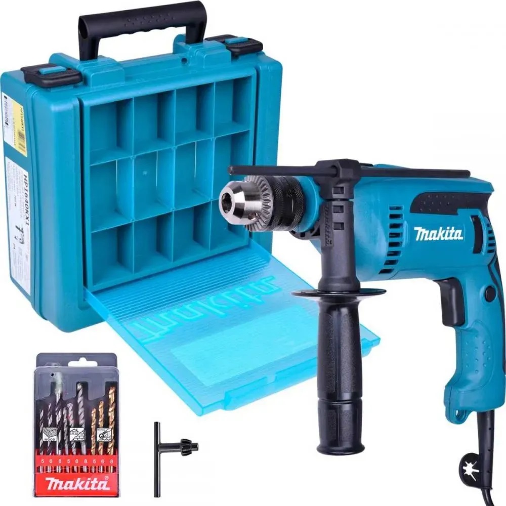 Furadeira de Impacto com Maleta Makita HP1640K 220V 760W - Imagem 4