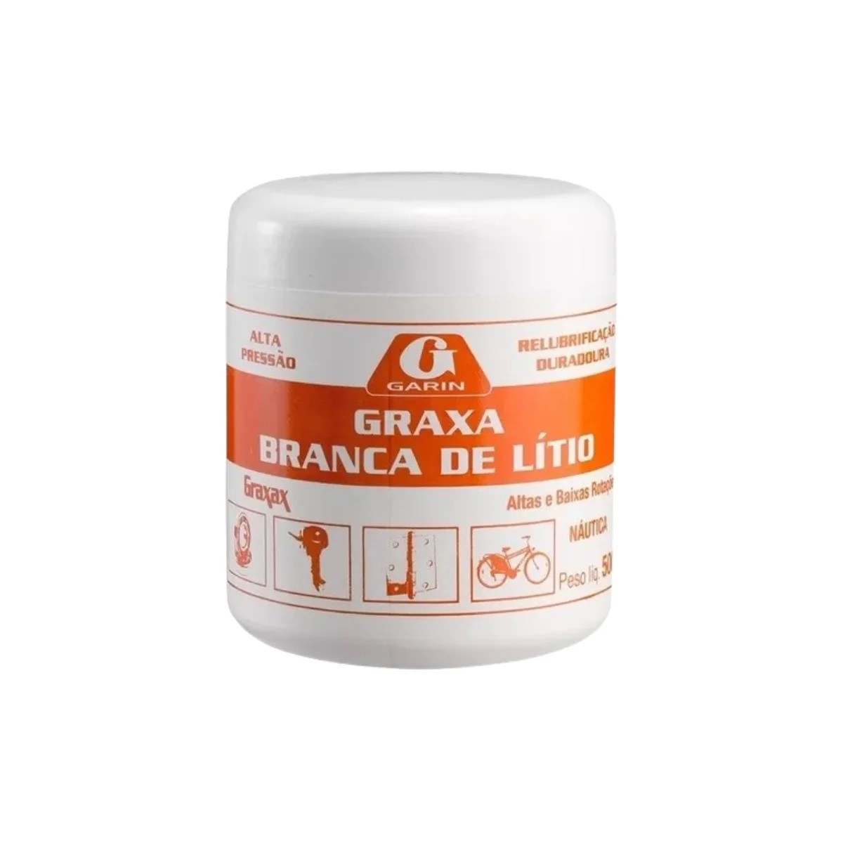 Graxa Branca de Lítio Naútica 500g Graxax